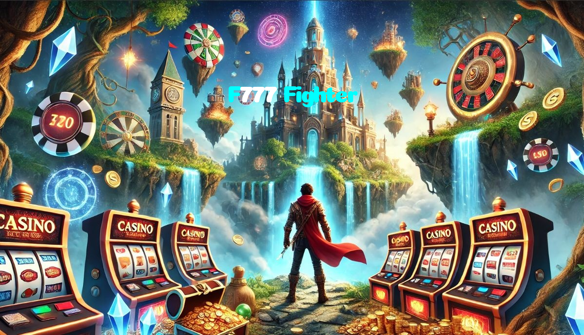 F777 Fighter casino presented on mobile device in Pakistan with slots and live games